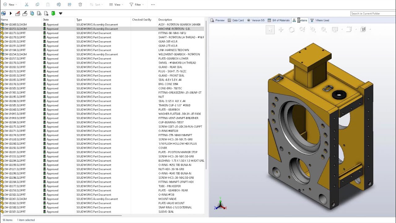 Gestion de données CAO - Nouveautés 2026 SOLIDWORKS PDM