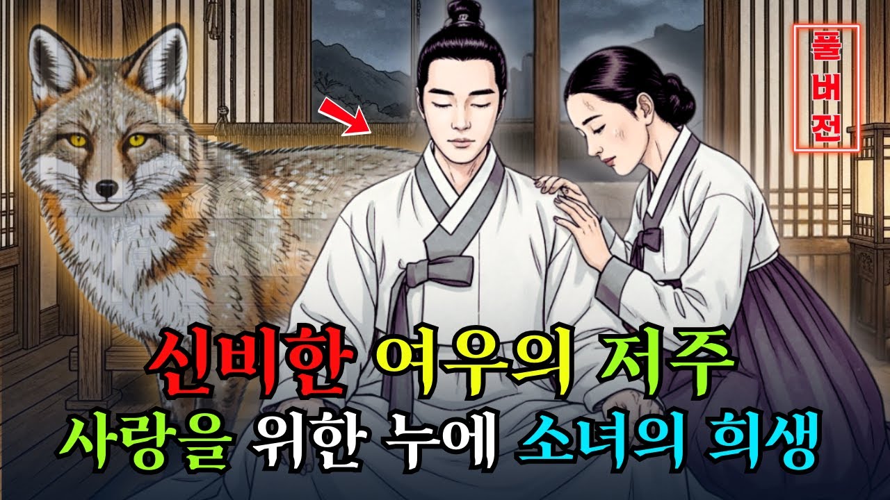 신비한 여우의 저주: 진정한 사랑을 위한 누에 소녀의 희생. #조선왕조 #민담 #전설 #오디오북