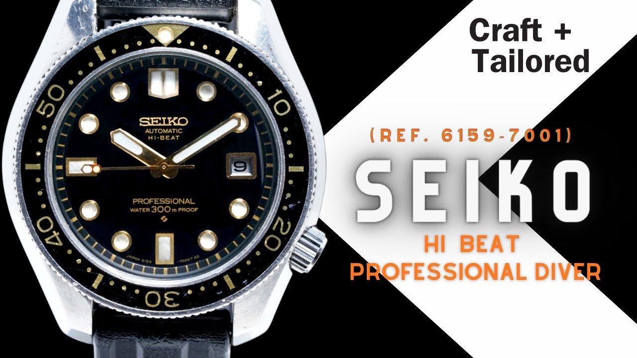 Seiko Hi-Beat Professional Diver 300M, артикул 6159-7001.