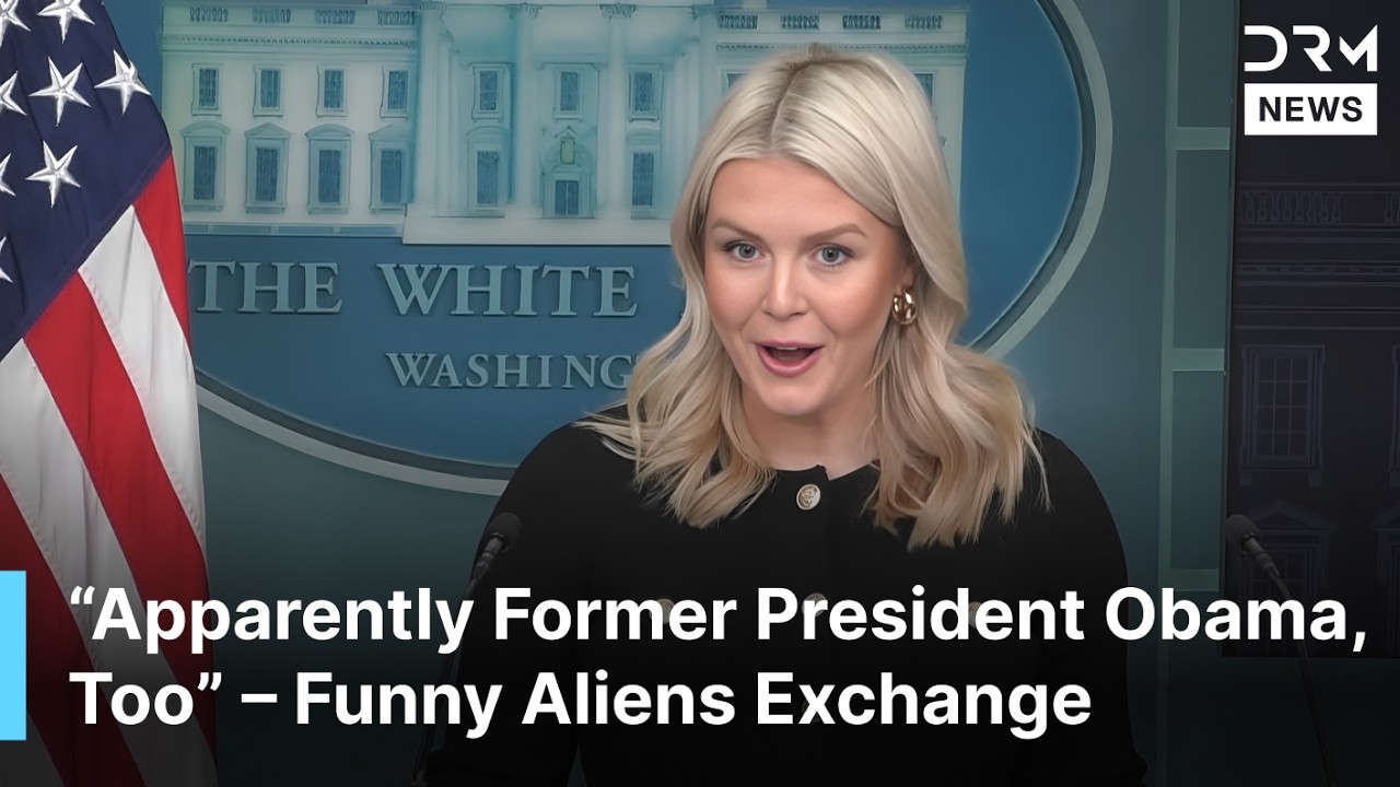 Hilarious Moment: “Exciting Though” – Press Sec Laughs Off Trump Aliens Speech Rumor | AC1F