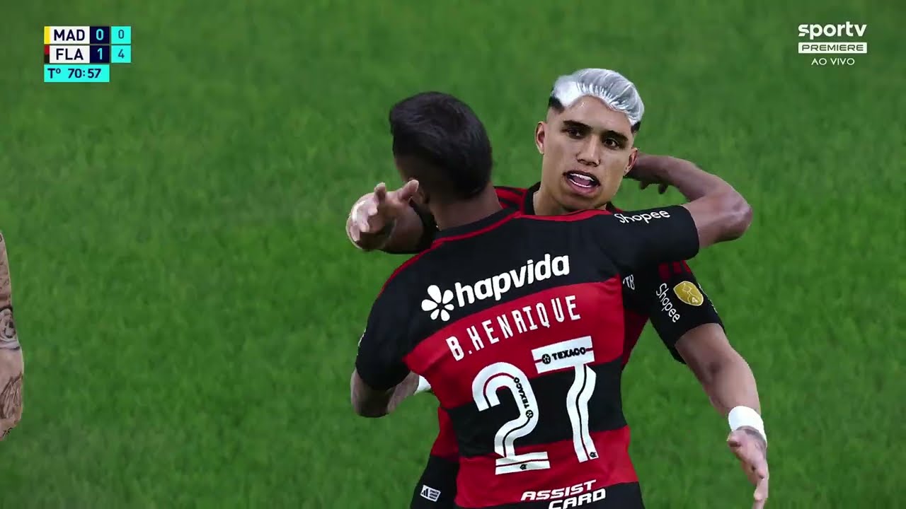 MADUREIRA x FLAMENGO | CAMPEONATO CARIOCA | AO VIVO E COM IMAGENS | SIMULAÇÃO PES21