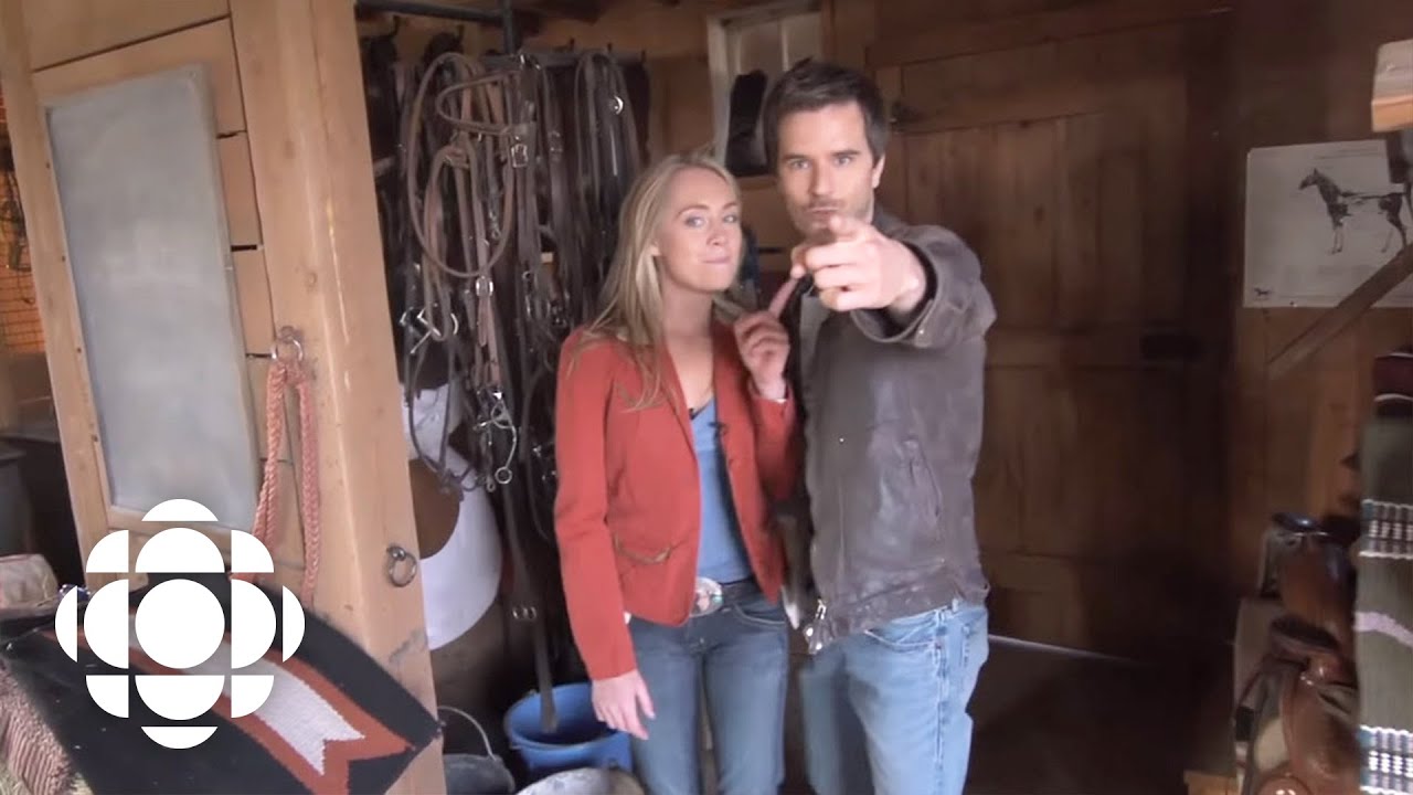Тур по Heartland Set Tour с Эмбер Маршалл и Грэмом Уордлом | Heartland | CBC