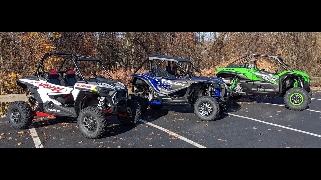 Polaris RZR XP1000, Honda Talon, Kawasaki KRX1000 Side by Side Comparison