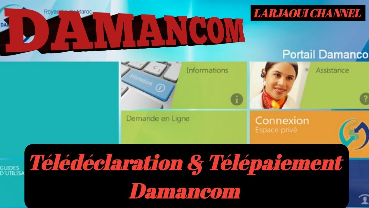 Télédéclaration & télépaiement Damancom