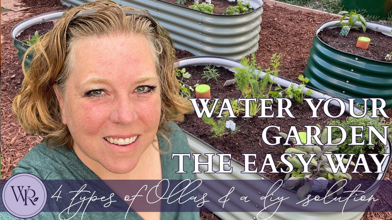 How to Use Ollas in the Garden | 4 Types + DIY Olla Tutorial! #garden #gardeningtips #gardening