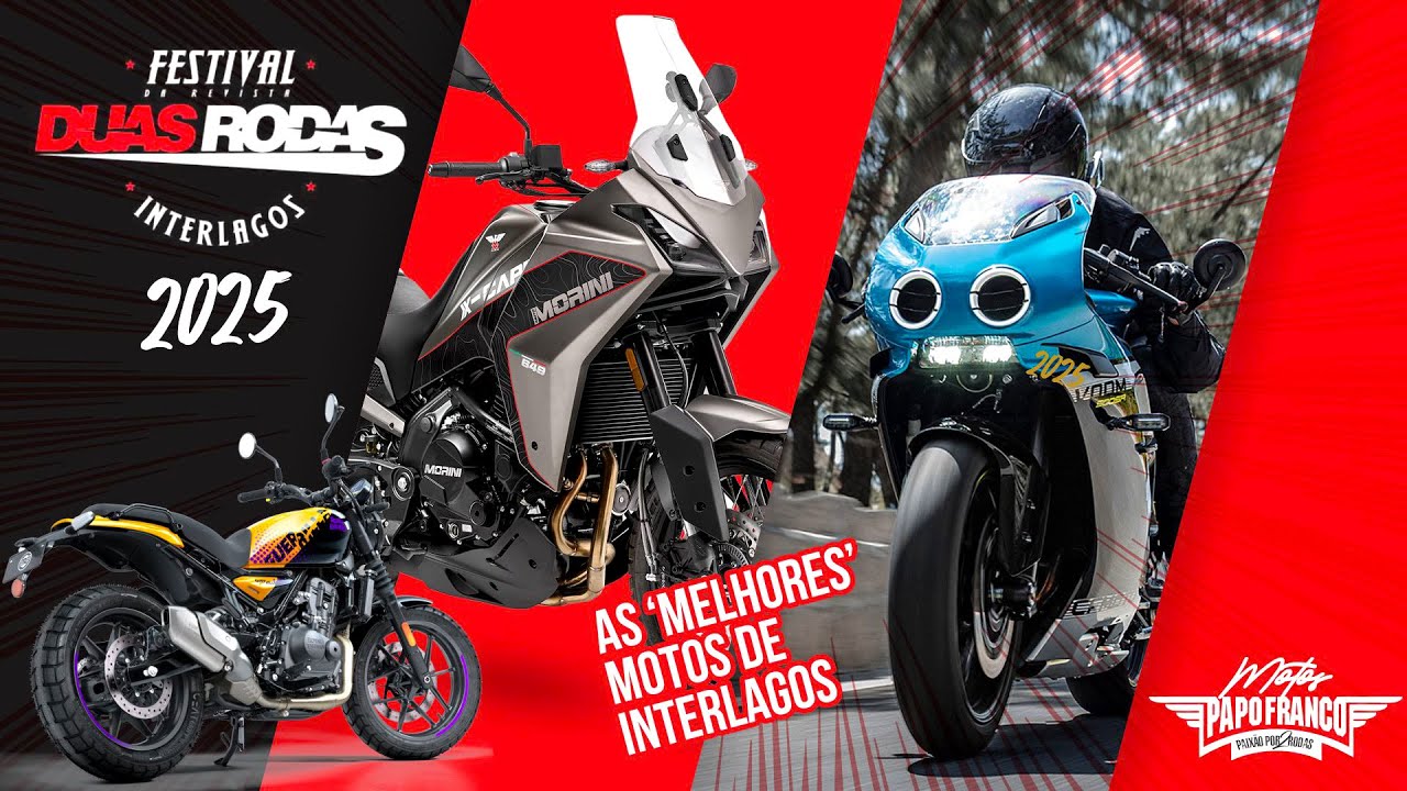 As melhores motos do Festival 2 Rodas 2025, RESUMÃO (na minha opinião) Guerrilla, MT 450, Hornet,etc