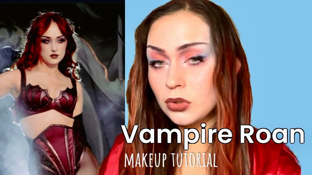 Vampire Chappell Roan makeup tutorial & costume