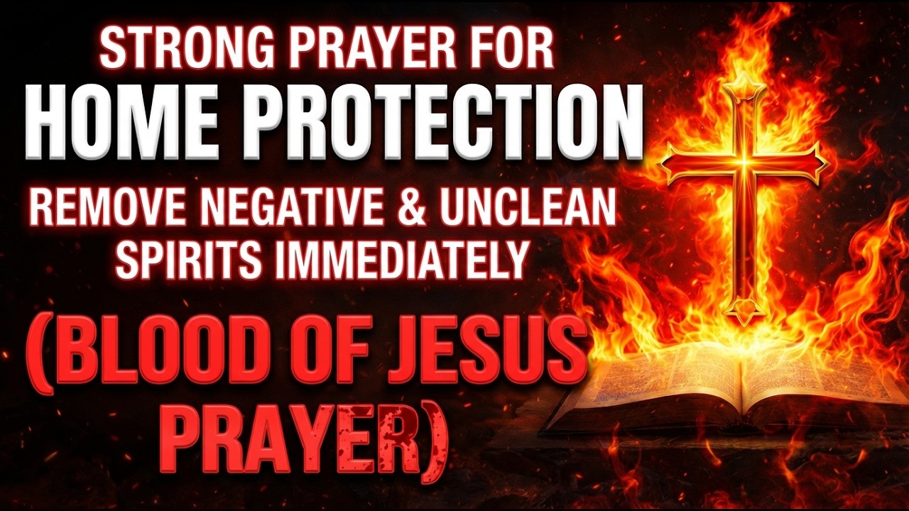 Strong Prayer For Home Protection | Remove Negative & Unclean Spirits Immediately #prayer