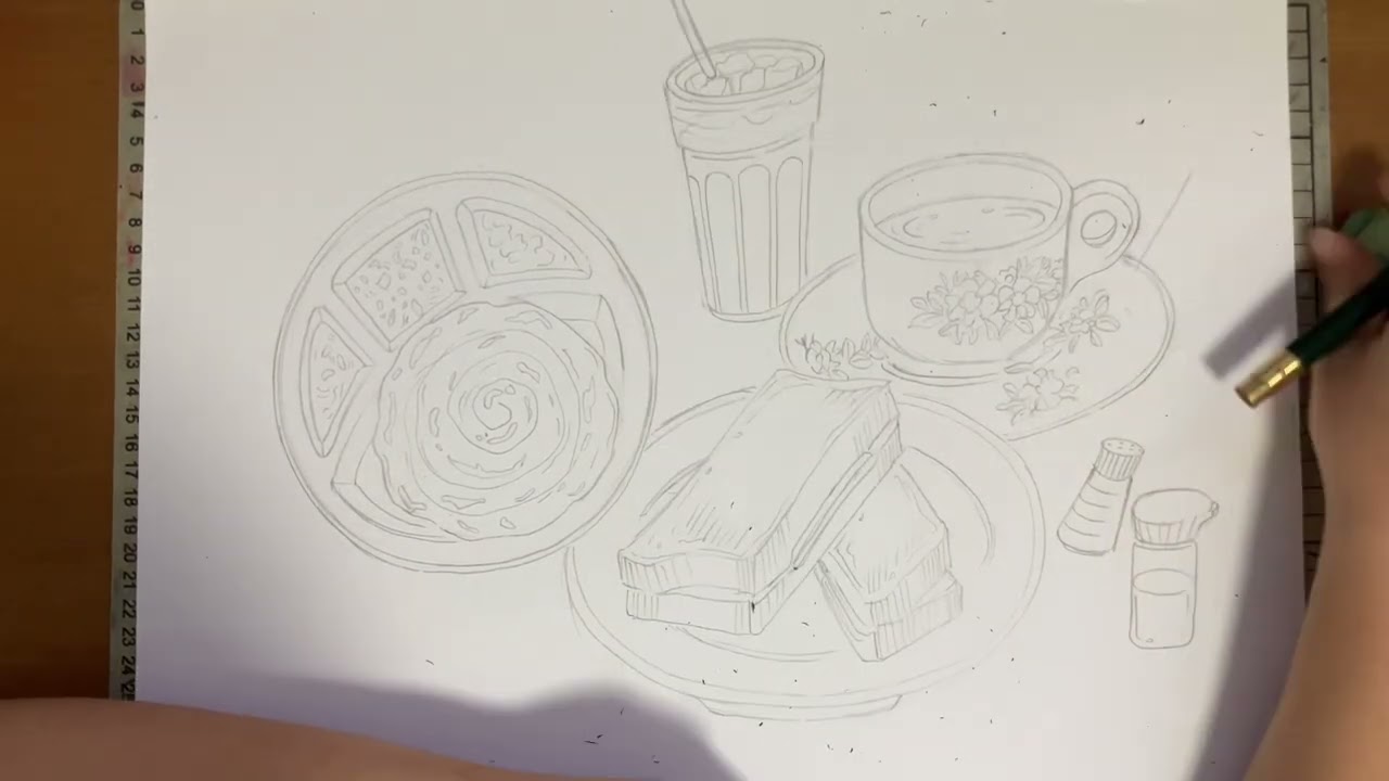 Drawing 3D Objects - Singapore Kopitiam
