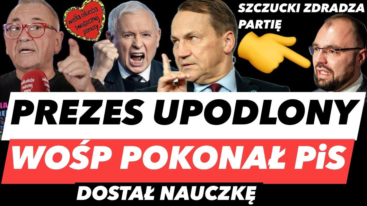 ALE ORKA❗️Sikorski wyciera Kaczyńskim podłogę | Owsiak nokautuje PiS &ndash; rekord 263 mln WOŚP
