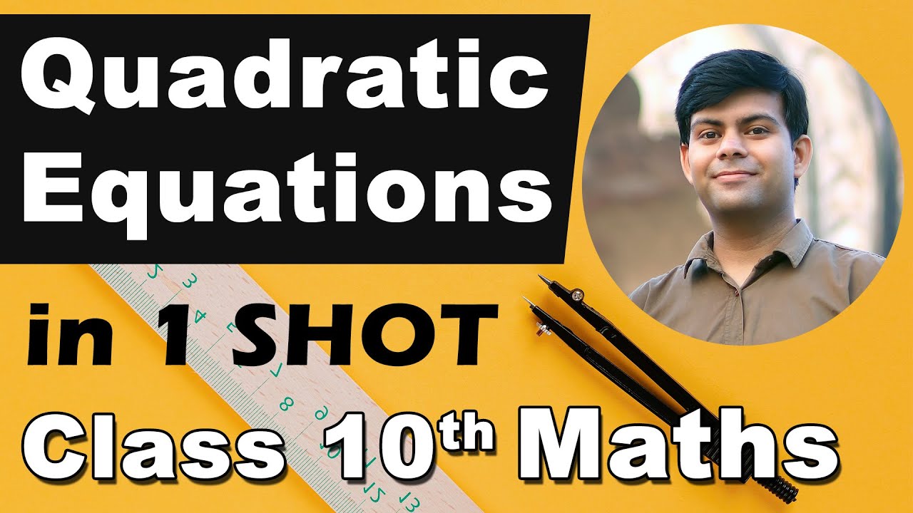Quadratic Equations in 1 shot | Solve by Factorization, Formula & Word Problems | Class 10th Maths