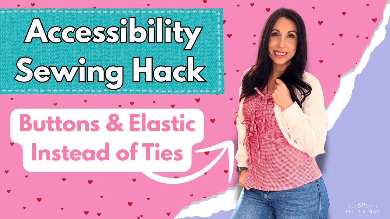 Лайфхаки по пошиву одежды для людей с ограниченными возможностями: Топ с завязками спереди, пугов...