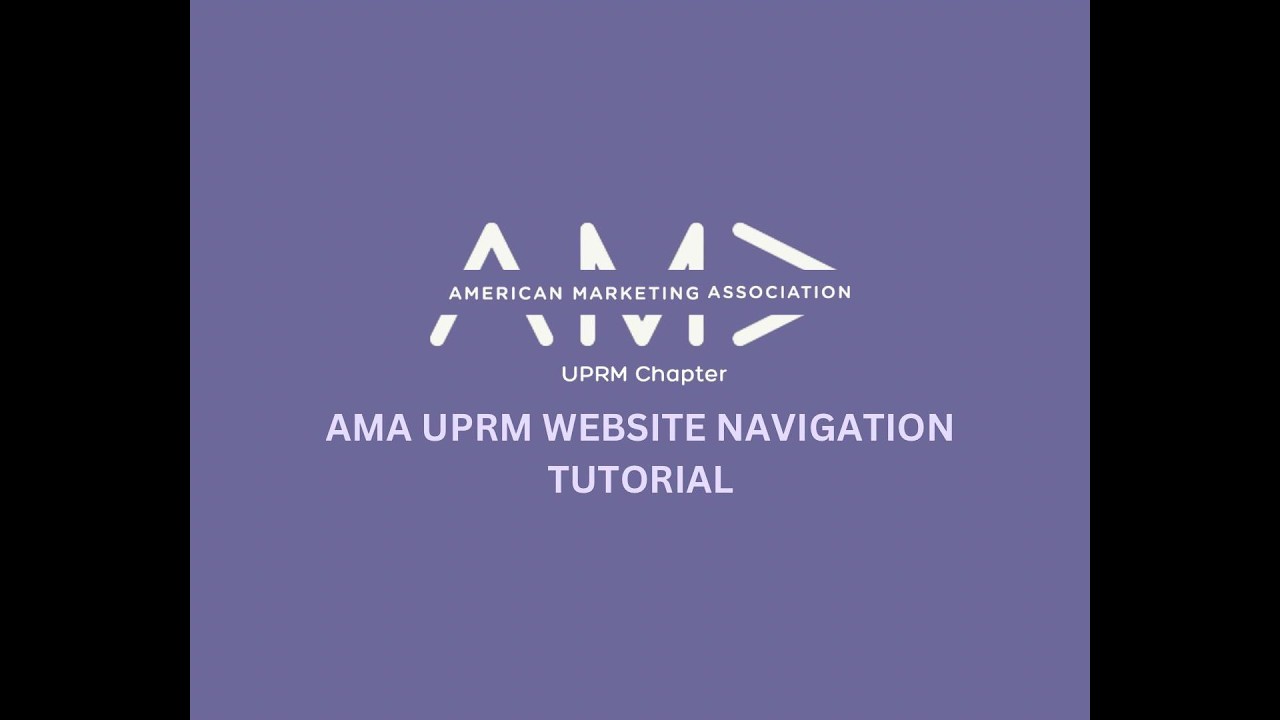 Step by step: How to navigate the AMA-UPRM Website!