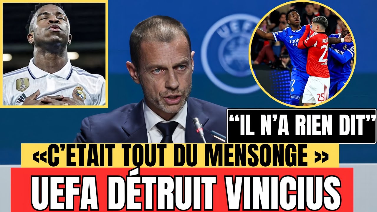 🚨SCANDALE TOTAL : L'UEFA EXPULSE VINÍCIUS DE LA CHAMPIONS POUR AVOIR MENTI ET LE MADRID S'ENFONCE