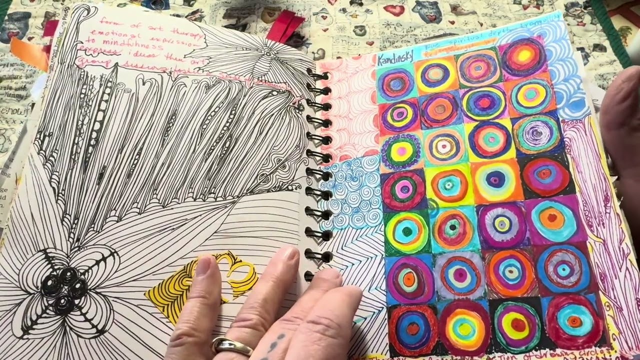 #artjournalbonusprompt2526 final FINAL flip through part 2 #artisanjournalprompt2025 