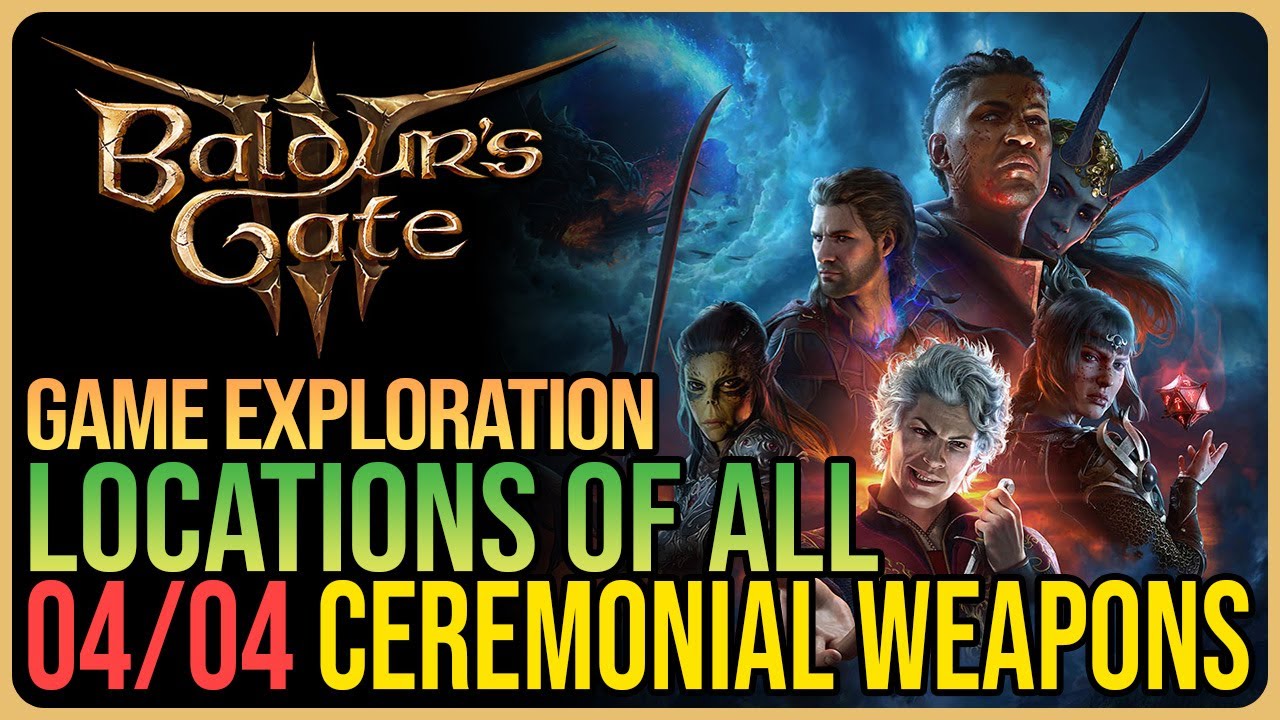 All Ceremonial Weapon Locations Baldur's Gate 3 Puzzle