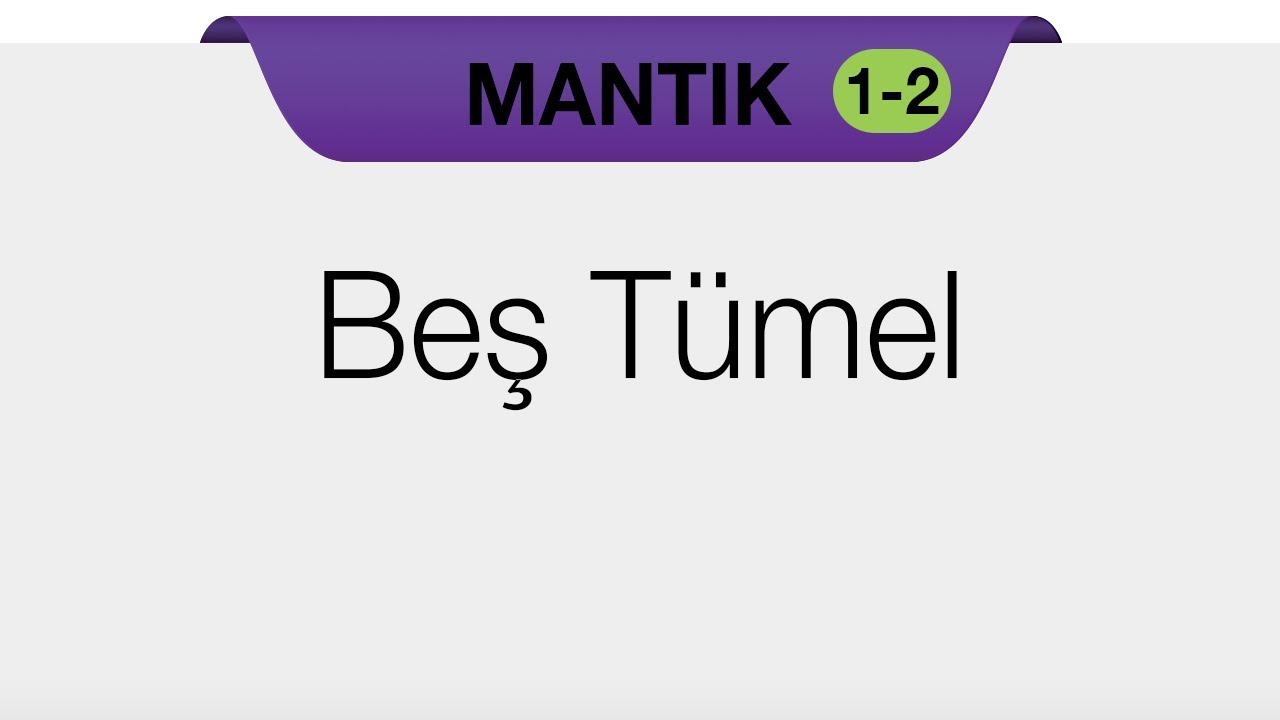 Klasik Mantık - Kavram ve Terimler - Beş Tümel