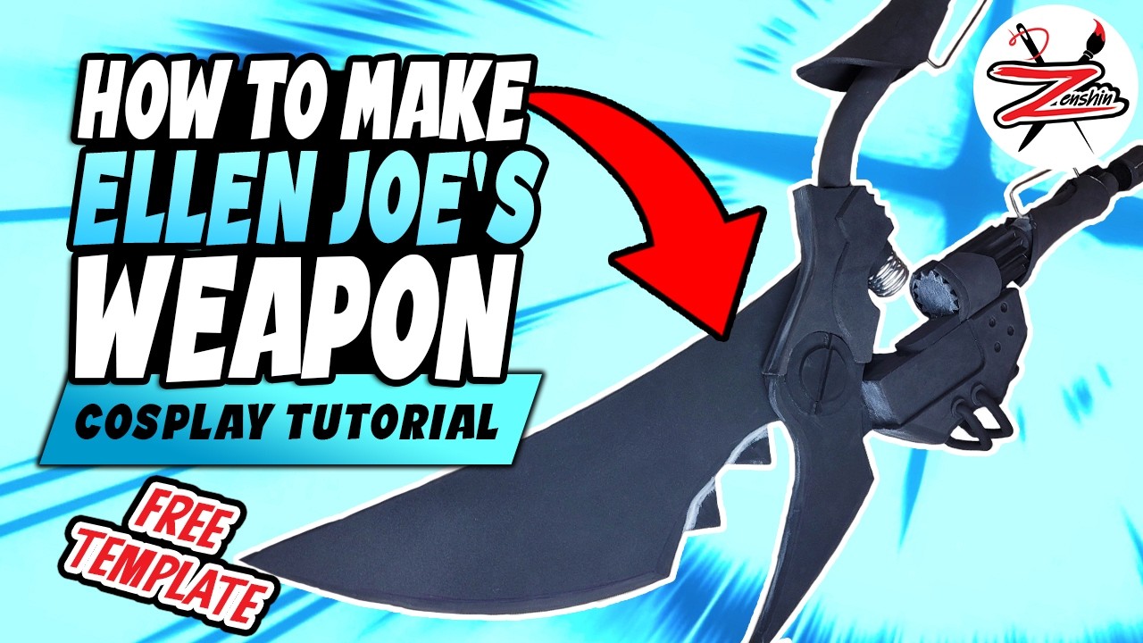 Ellen Joe Cosplay Weapon Tutorial ✂️ - Zenless Zone Zero