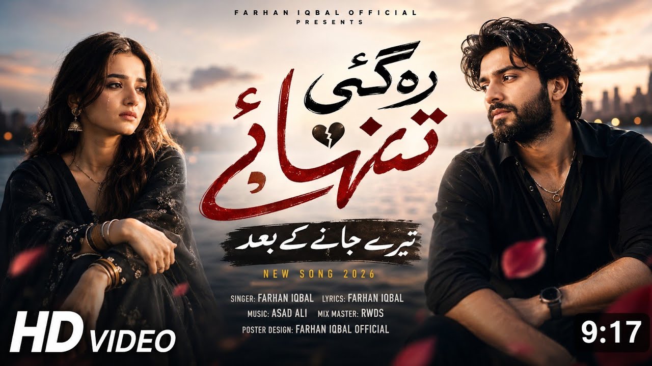 رہ گئی تنہائی | Tere Jane Ke Baad | Heart Broken Sad Song 2026 | Farhan Iqbal Official