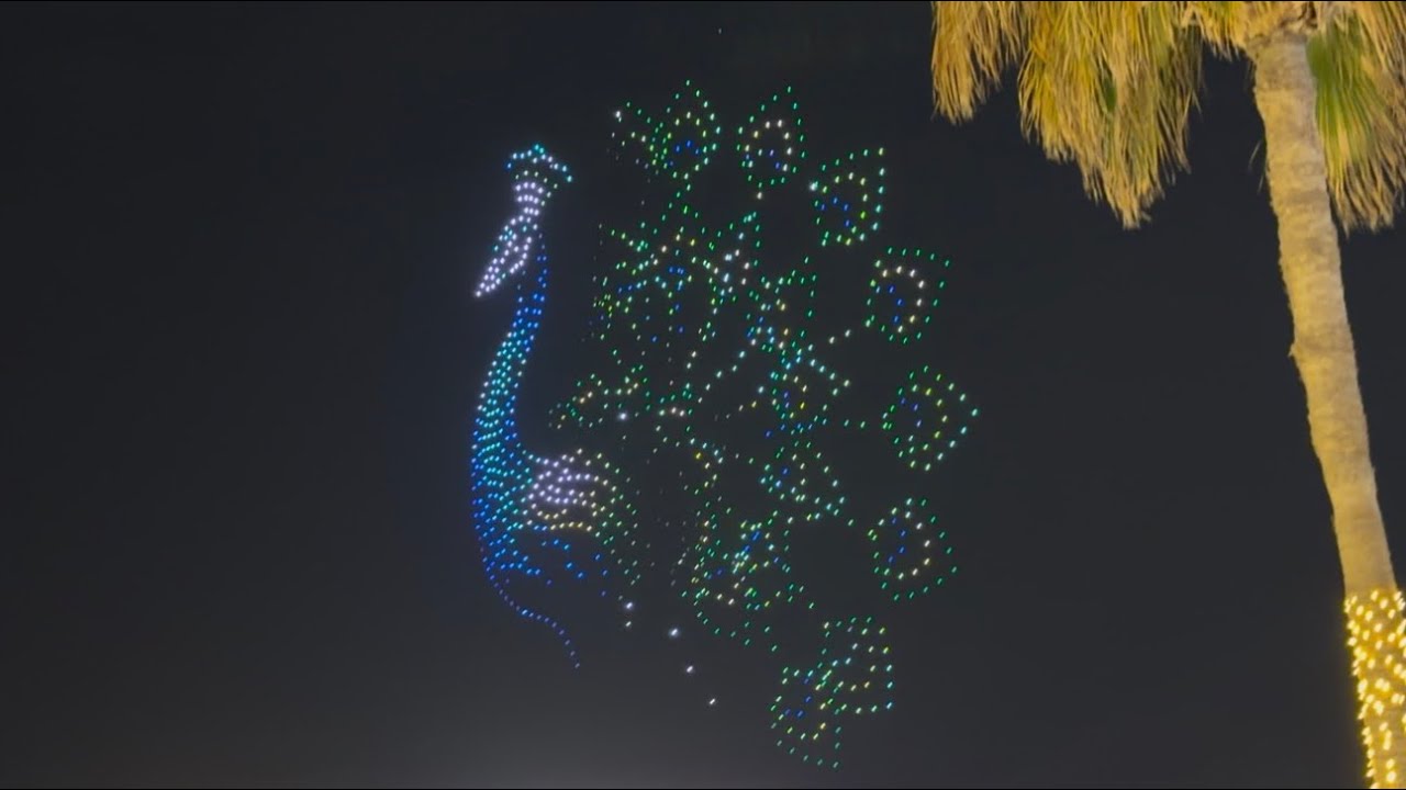 Visit to JBR beach Dubai and watch amazing Drone Show Date : 28 Dec 2025