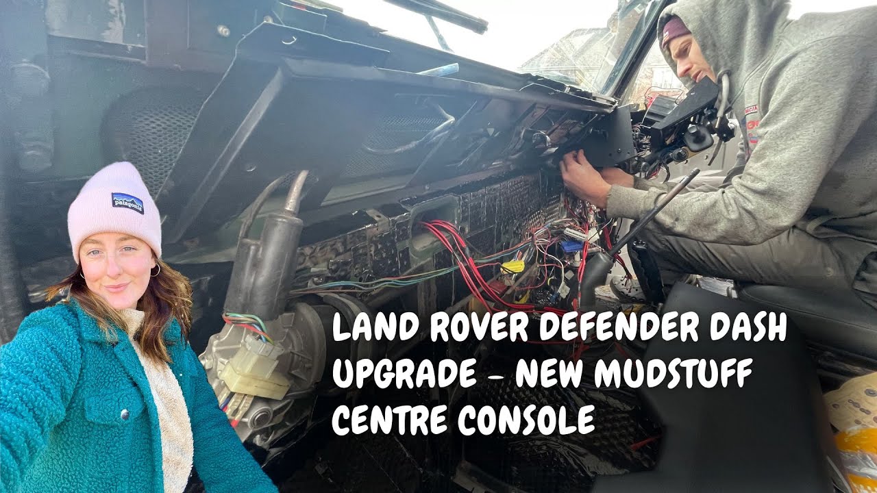 Land Rover Часть 12: Модернизация приборной панели Defender – Установка центральной консоли MudSt...