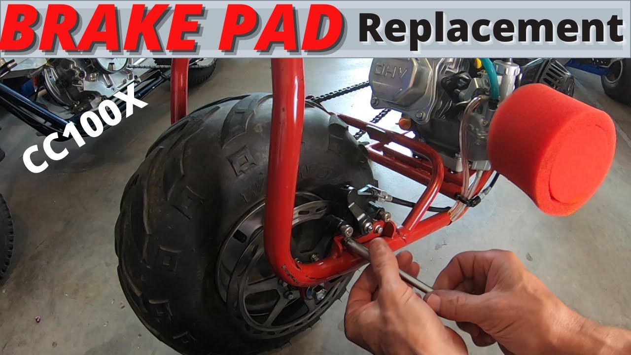 Coleman cc100x minibike brake pad replacement