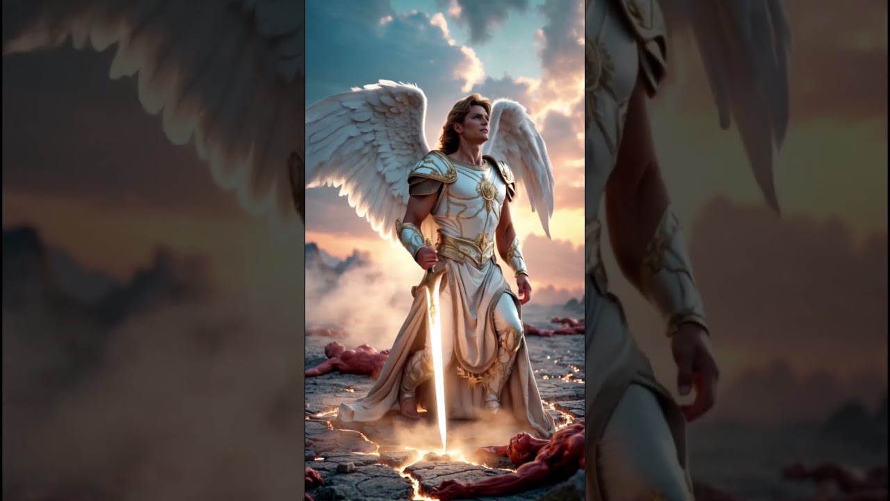 #archangel #michael #heaven #christian #bible #angelic #battle #fight #war #warrior #God #Jesus