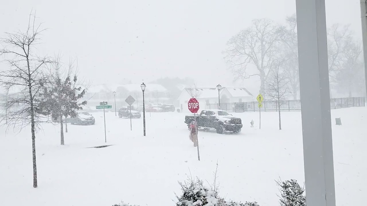 Snowfall @Charlotte North Carolina 31/Jan/2026 9am
