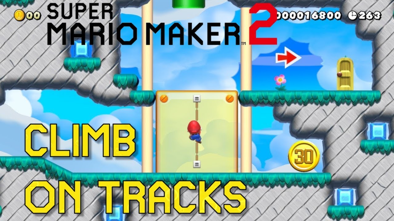 CLIMB on TRACKS | 8 Glitches in Mario Maker 2
