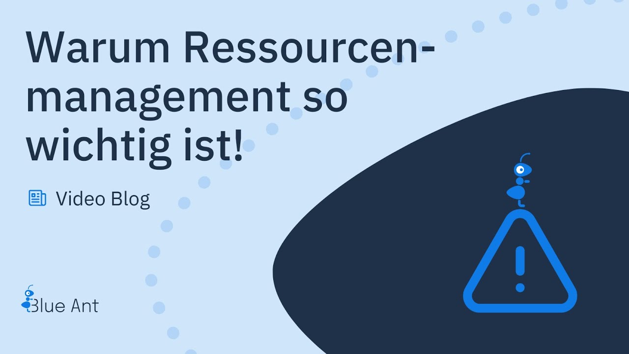 Warum Ressourcenmanagement so wichtig ist!