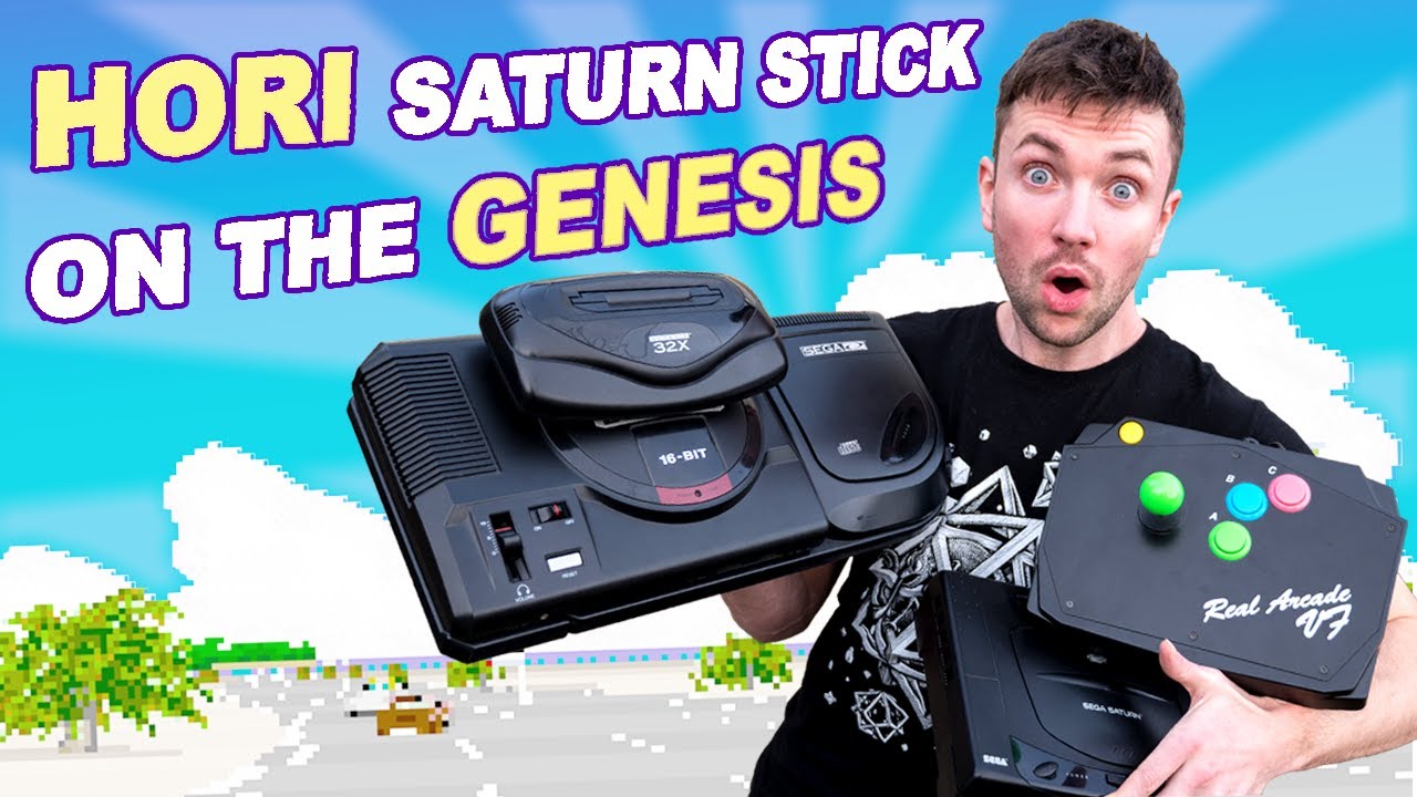 I Modded a Saturn HORI Stick for the Genesis! (Hori Real Arcade VF)