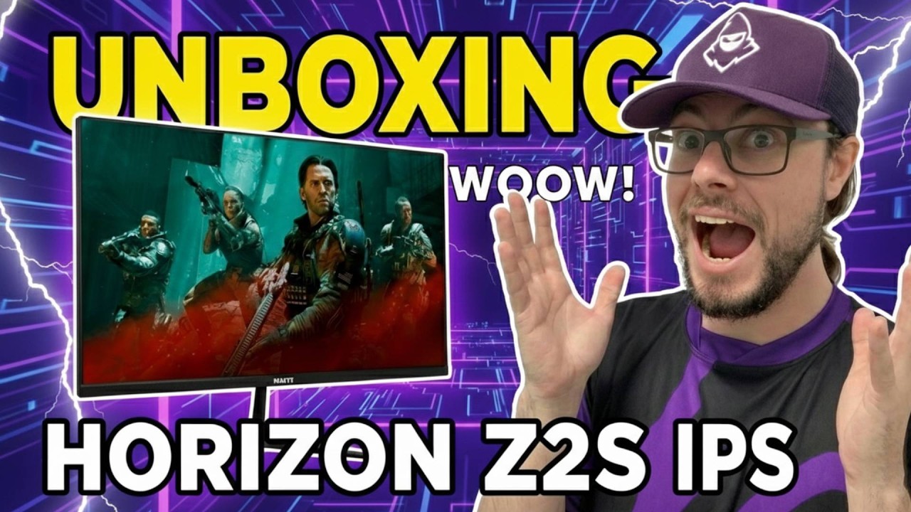 Unboxing Monitor Gamer Mancer Horizon Z2S, IPS, FHD, 1ms, 100Hz