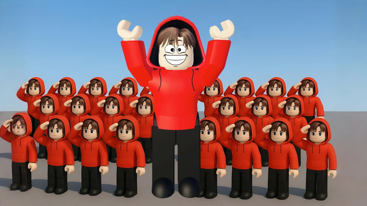 Yuta, Mio Dan Baby Celine Mengclone Banyak Badan Untuk Main Game Seru || ROBLOX