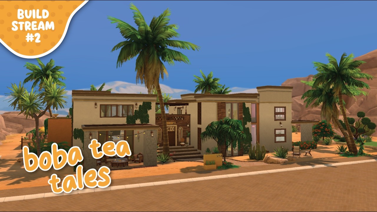 Building our Mango Boba Legacy Home 🧡 (Build Stream Part 2)