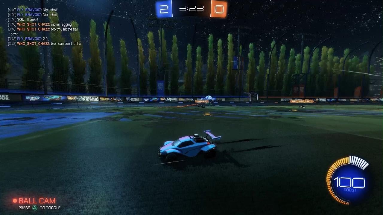 Playing Rocket Leauge