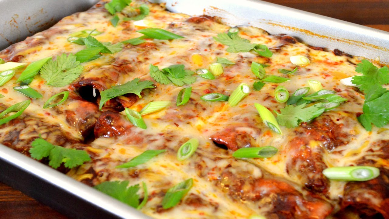 Homemade Chicken Enchiladas Recipe | REAL Chicken Enchiladas | Cooking With Carolyn