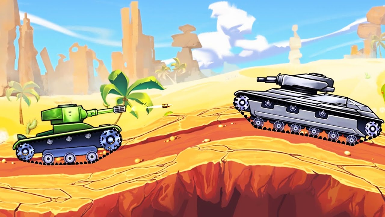 Tank Attack 4 Tanks 2D Games Android Gameplay