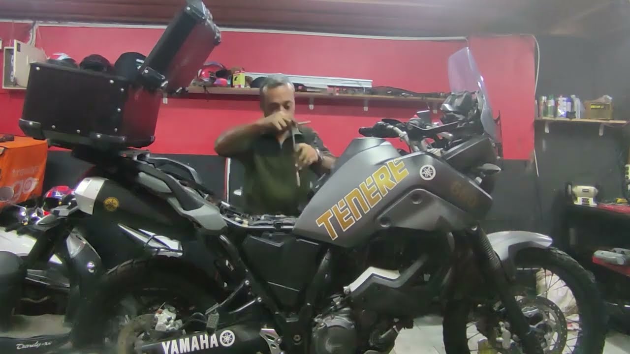YAMAHA TENERE 660 #electricity #malfunction