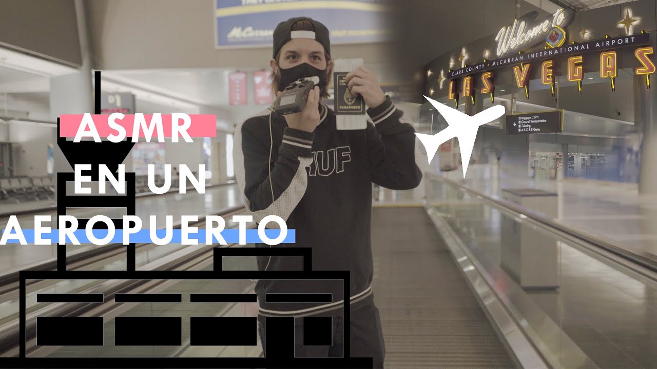 ASMR en un AEROPUERTO (Las Vegas) | Sleepy Tingles
