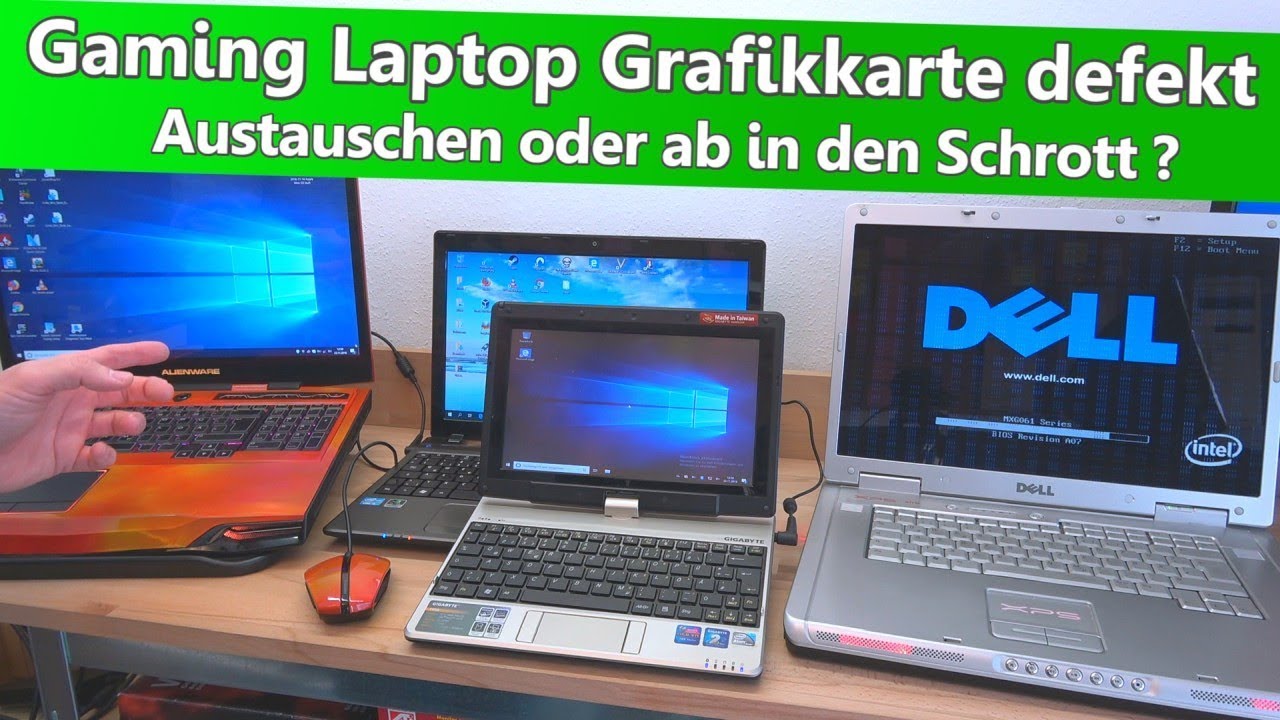 Gaming Laptop Grafikkarte defekt - Austauschen oder ab in den Schrott ?