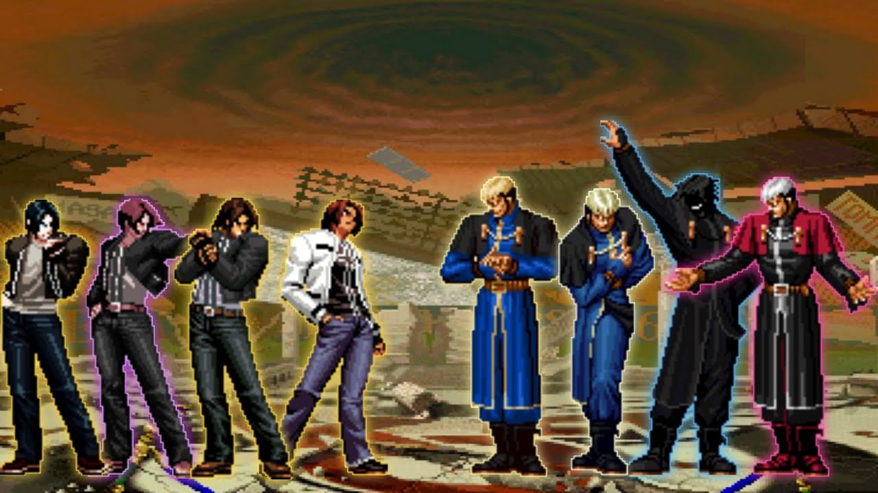 [KOF Mugen] Kyo Team VS. Goenitz Team