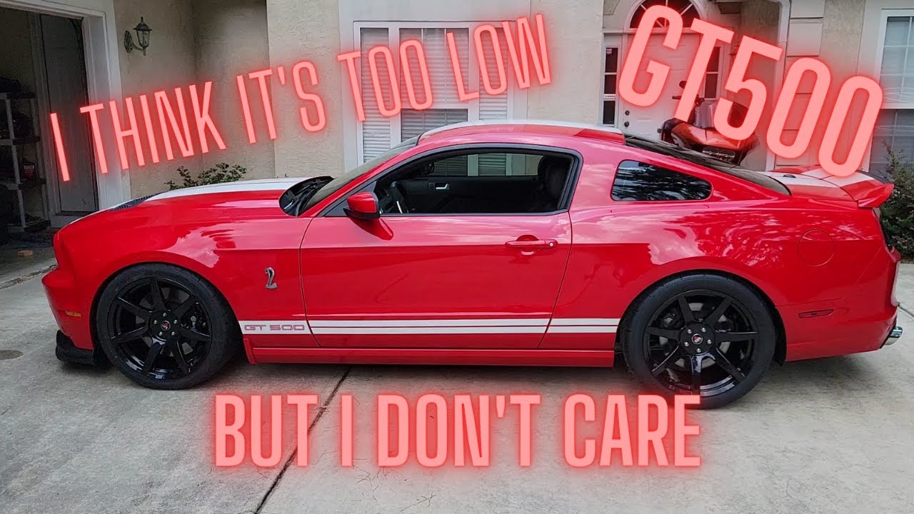 I install some some wheels, springs and an adjustable panhard bar on my GT500.