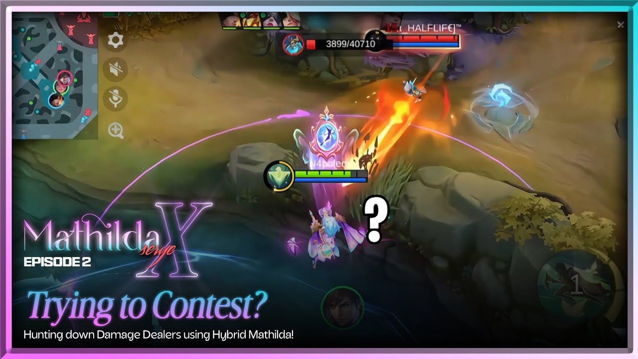 Trying to Contest? (Hunting down Damage Dealers using Hybrid Mathilda!) | MLBB