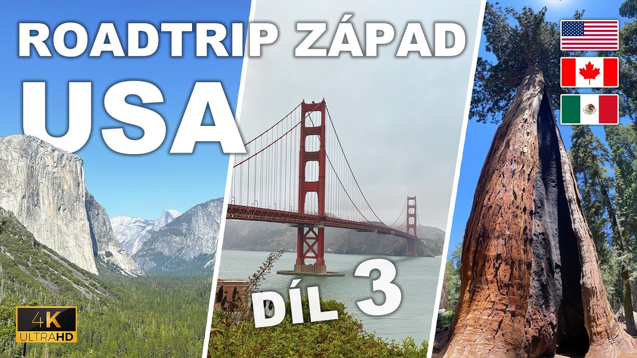 ZÁPAD AMERIKY 3/3 🇺🇸🇨🇦🇲🇽 | San Francisco, Yosemite, Sequoia, San Diego, Tijuana | USA ROADTRIP 2024