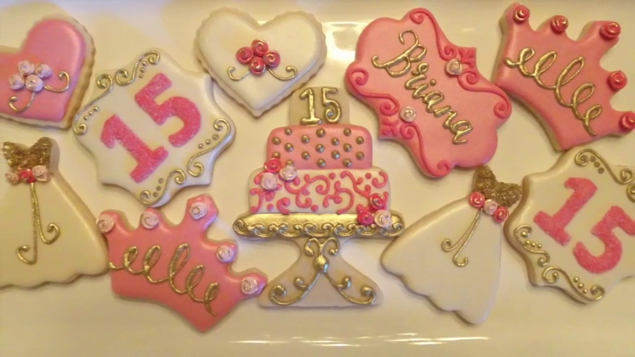 How to Decorate a Cookie | Quinceanera