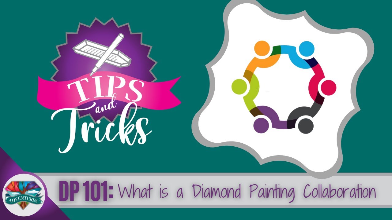 What is a Diamond Painting Collab in the Crafting Community *AND* Examples of Crafters WIPS