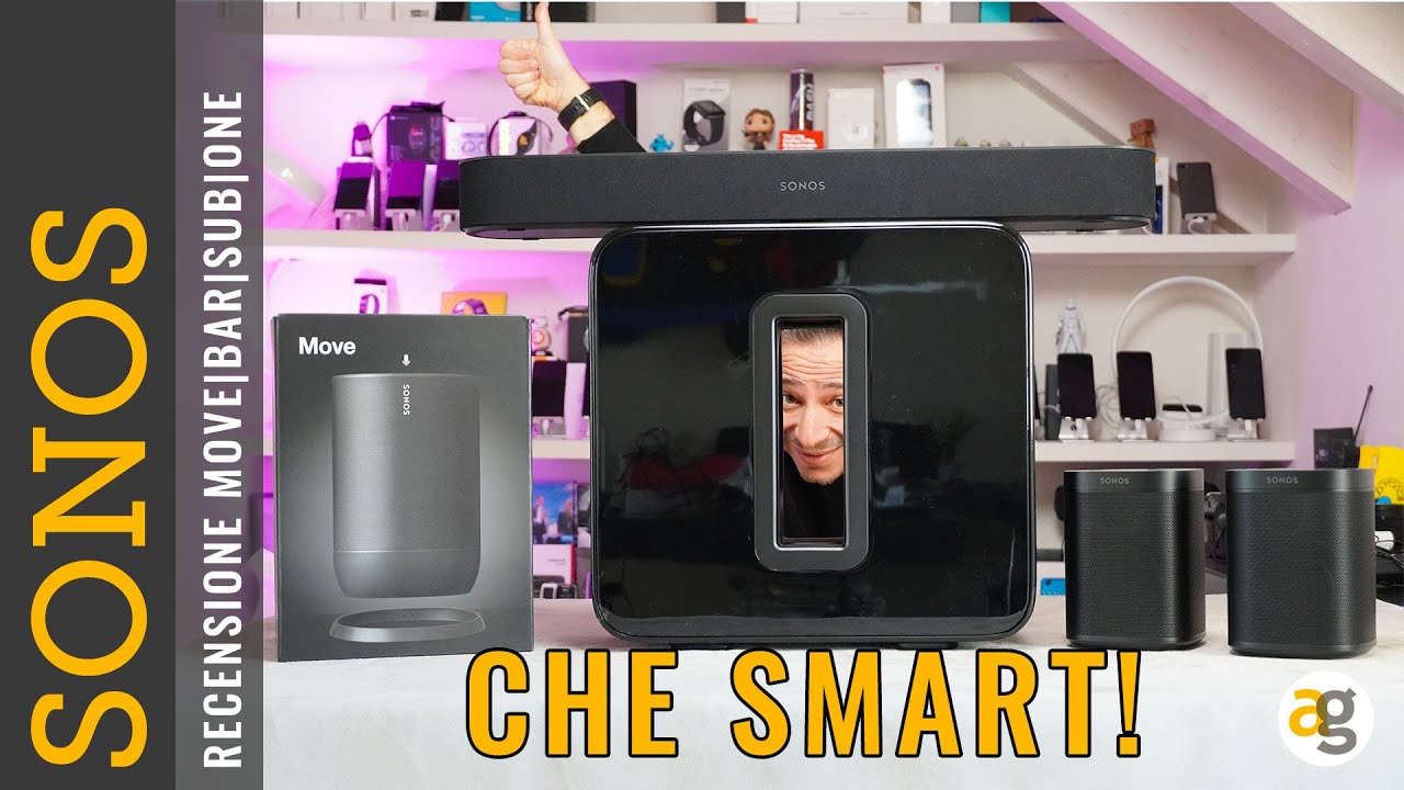 Recensione SONOS audio MOVE, SUB, ONE, BEAM sound bar