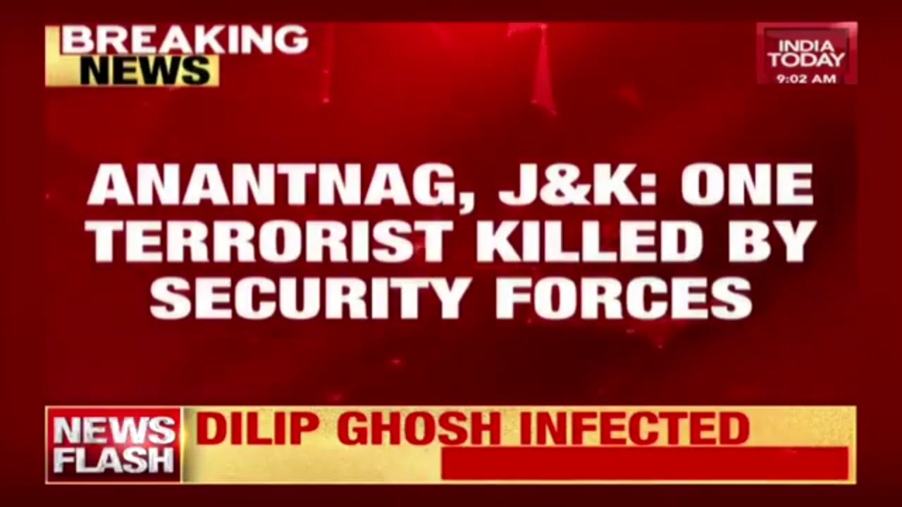 One Terrorist Killed By Security Forces In Jammu & Kashmir's Anantnag; Encounter Still Underway