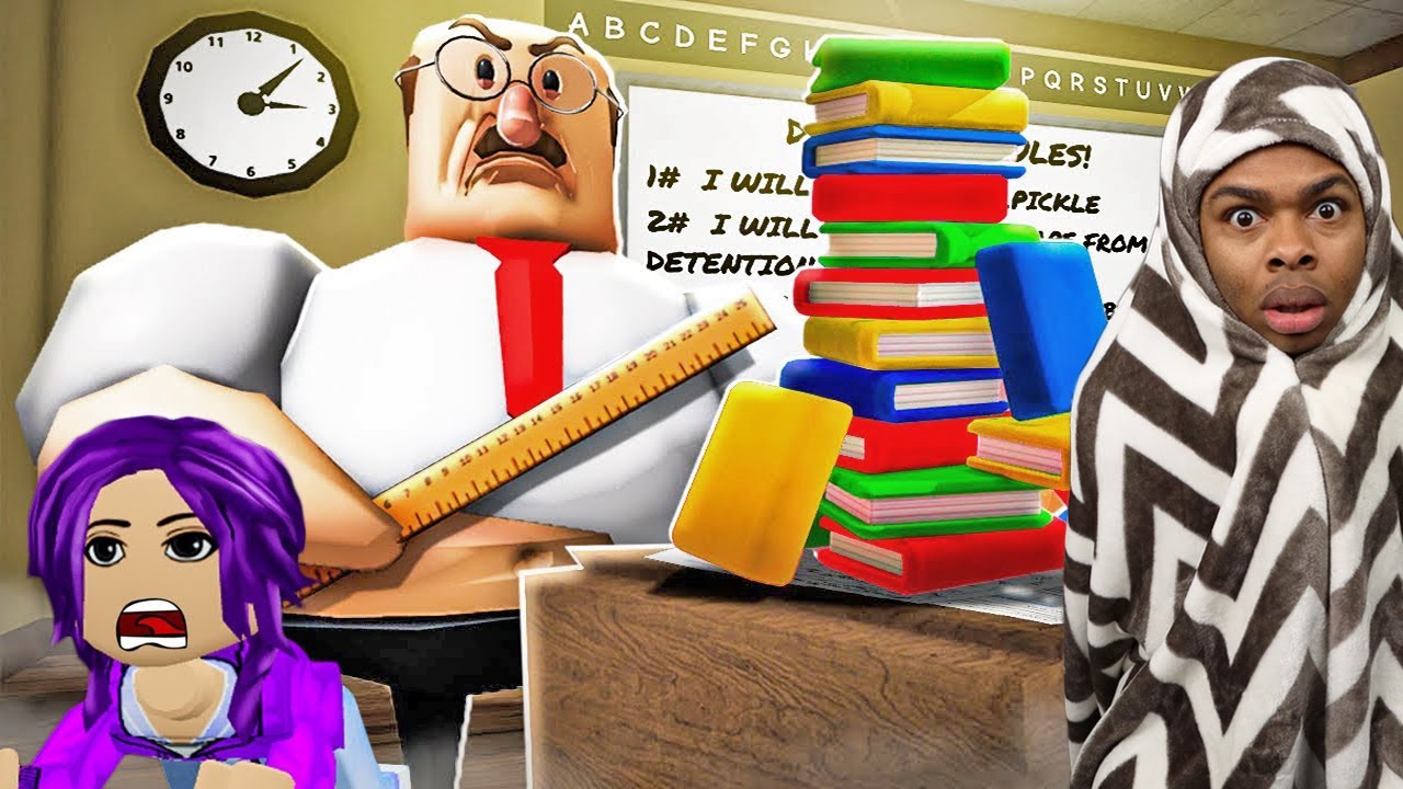 GREAT SCHOOL BREAKOUT DETENTION IN ROBLOX (SCARY OBBY!)