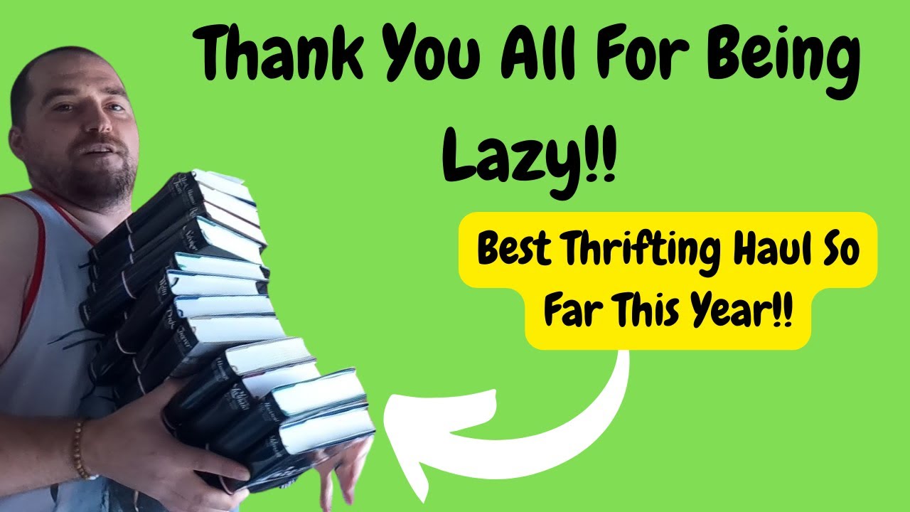 Biggest Thrift Store Haul This Year!! Thank You All For Being Lazy Resellers!!